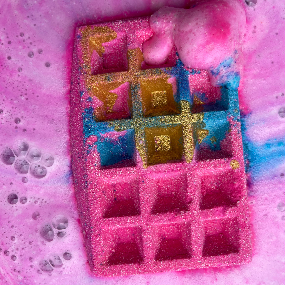 fairy floss WAFFLE BATH BOMB 180g