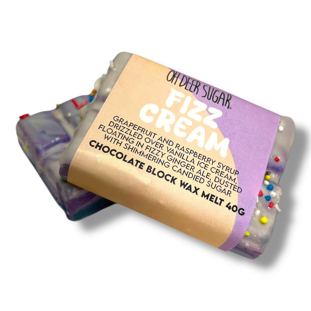 fizz cream CHOCOLATE BLOCK WAX MELT 40g