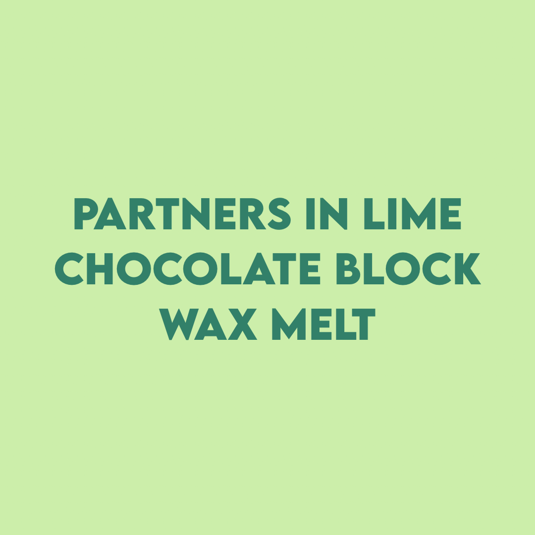 partners in lime CHOCOLATE BLOCK WAX MELT 40g