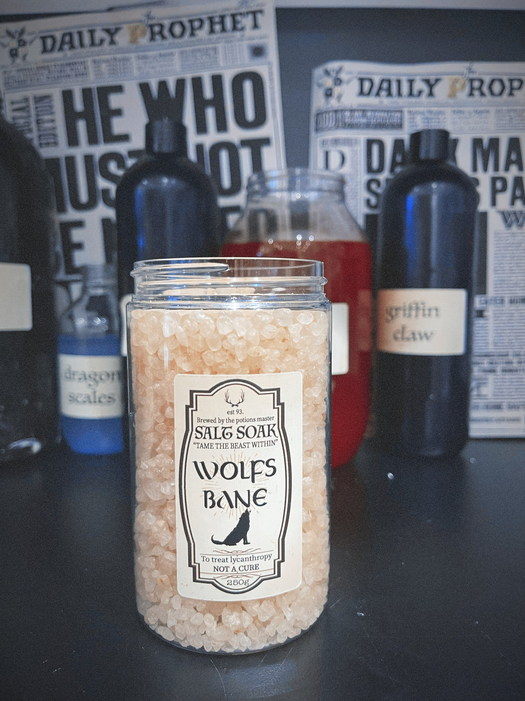 wolfsbane potion DEAD SEA SALT SOAK 250g
