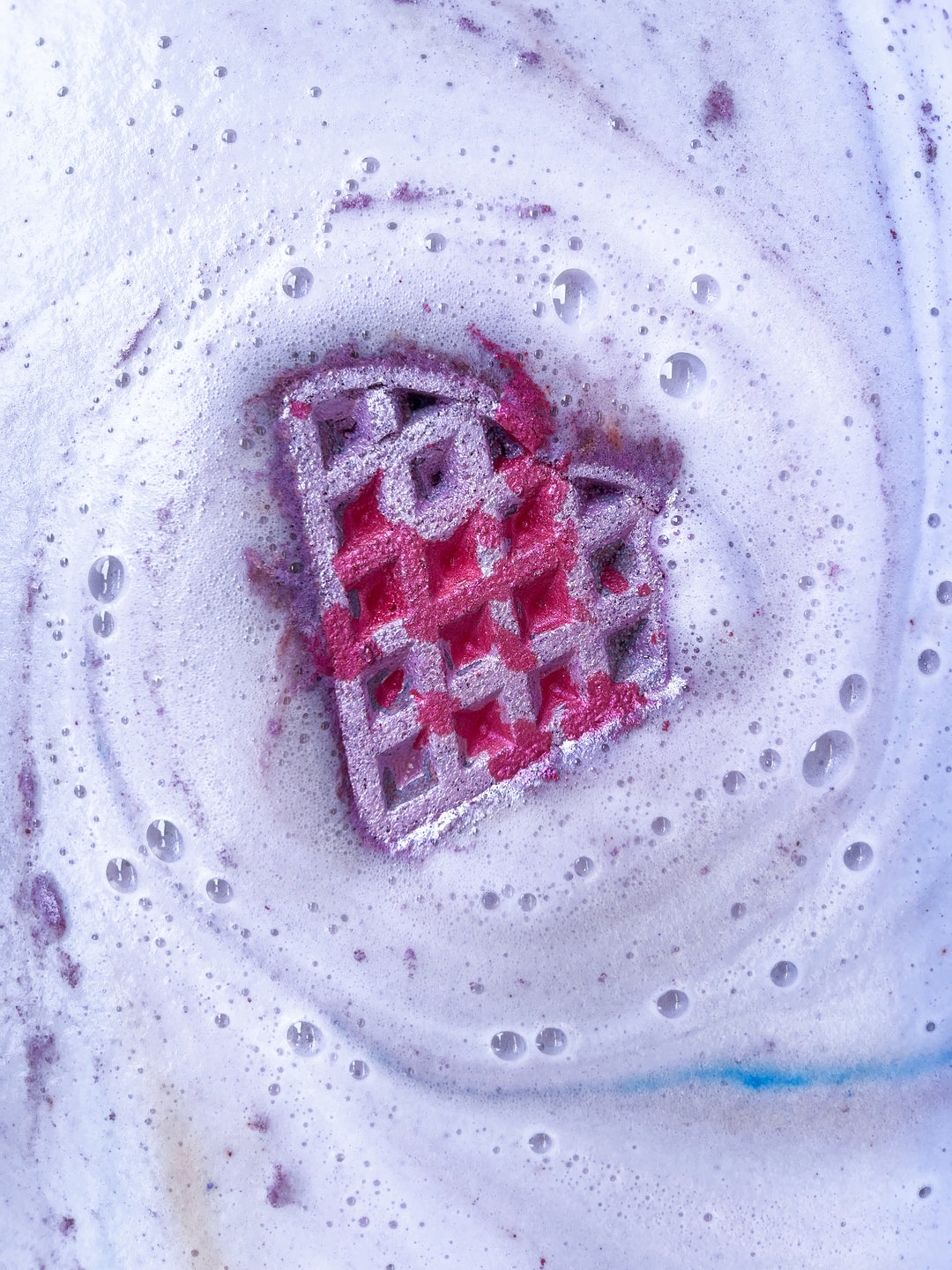 sour raspberry sugar COCKTAIL WAFFLE BATH BOMB 65g