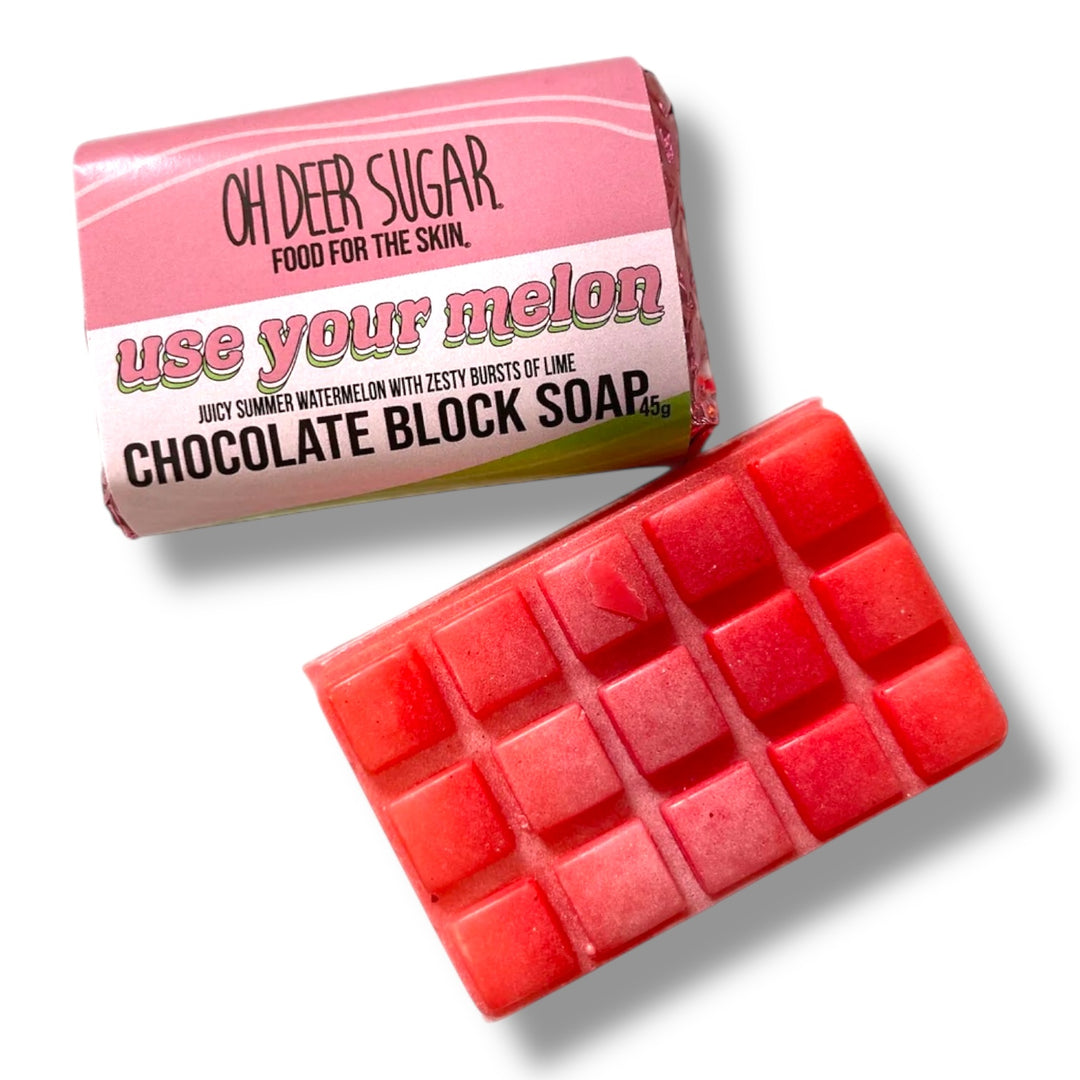 use your melon CHOCOLATE BLOCK Soap 45g