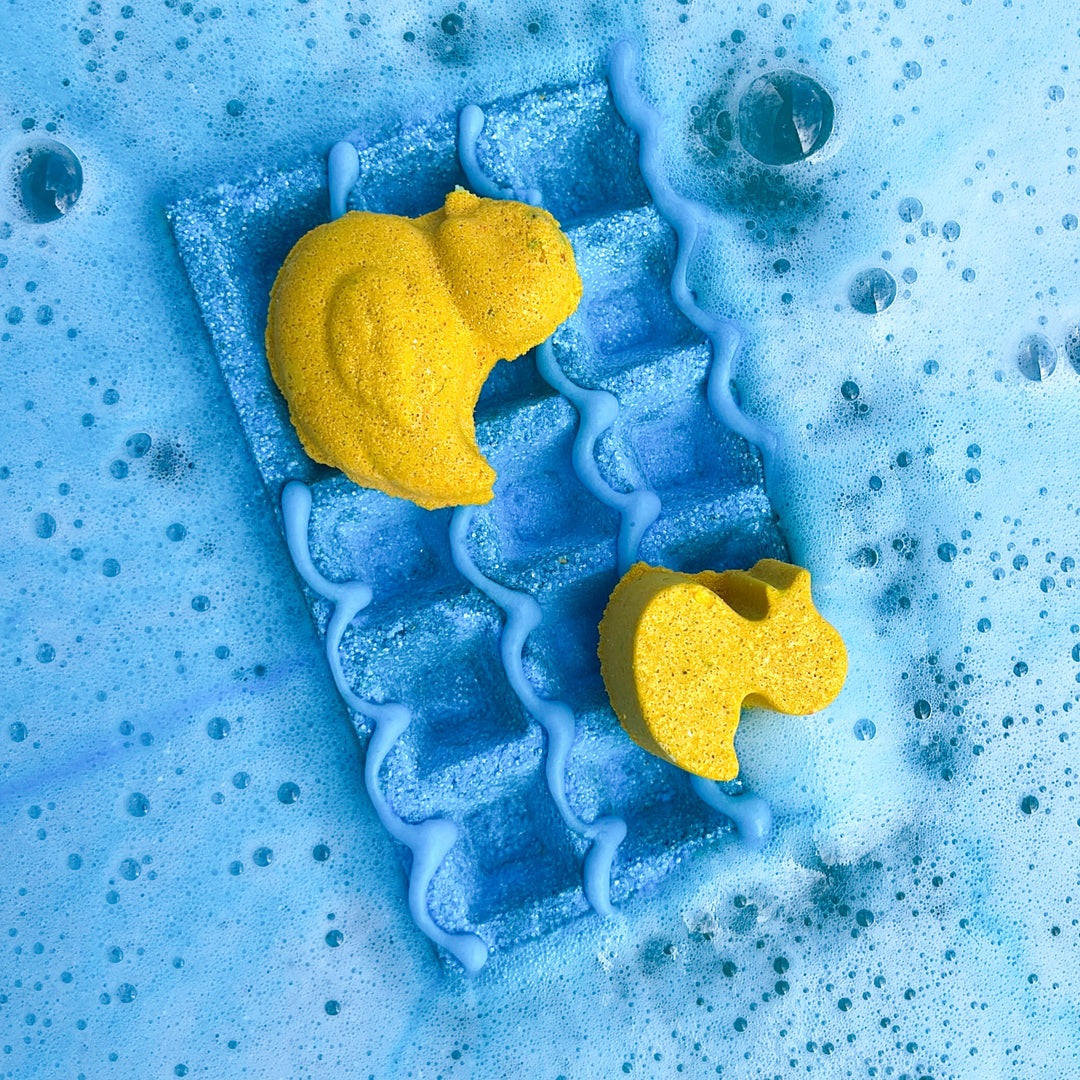 pluck a duck WAFFLE BATH BOMB 210g