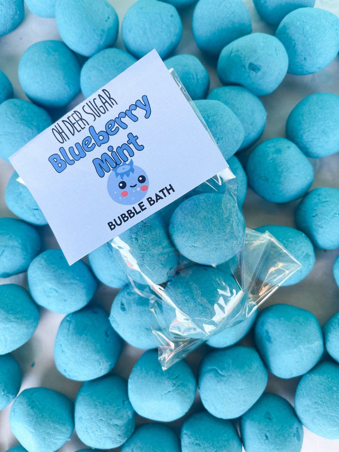 blueberry mint GOBSTOPPER BUBBLE BATH 45g (3 piece)