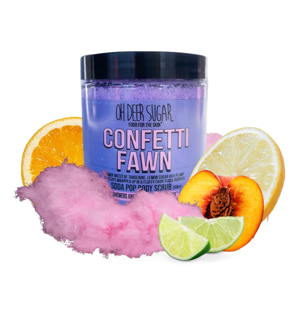 Confetti fawn SODA POP BODY SCRUB 250ml