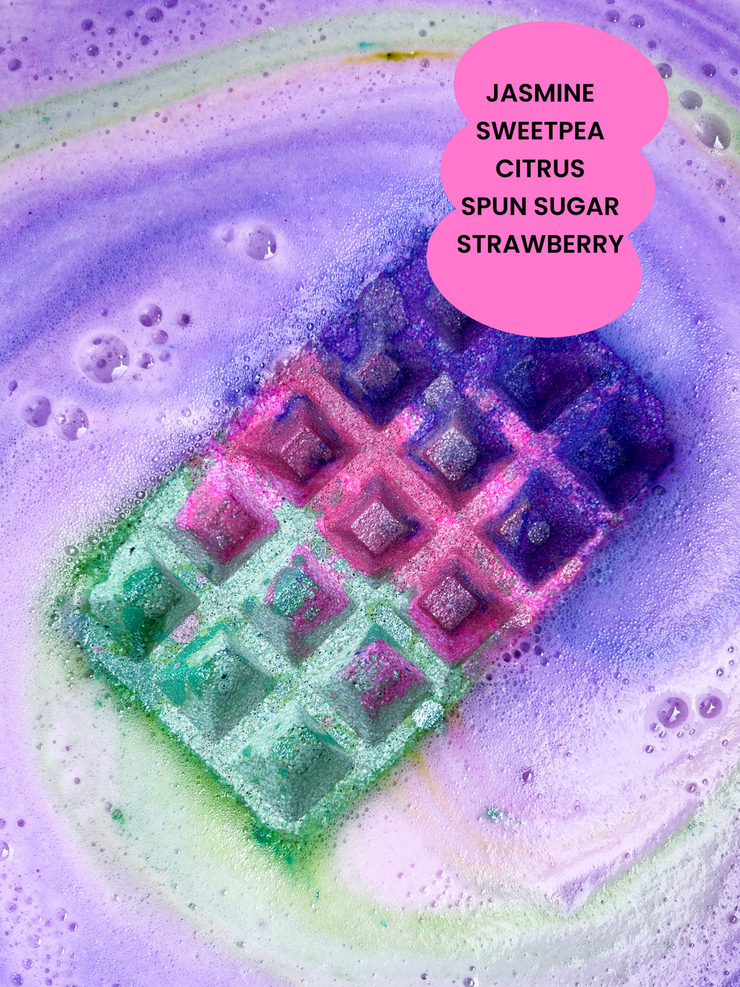 enchanted fairy waffle BATH BOMB 180g