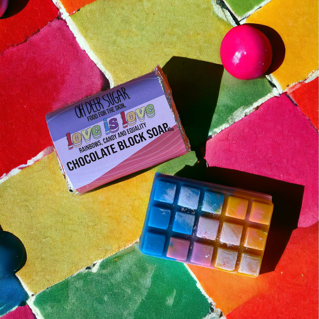 love is love CHOCOLATE BLOCK SOAP 45g