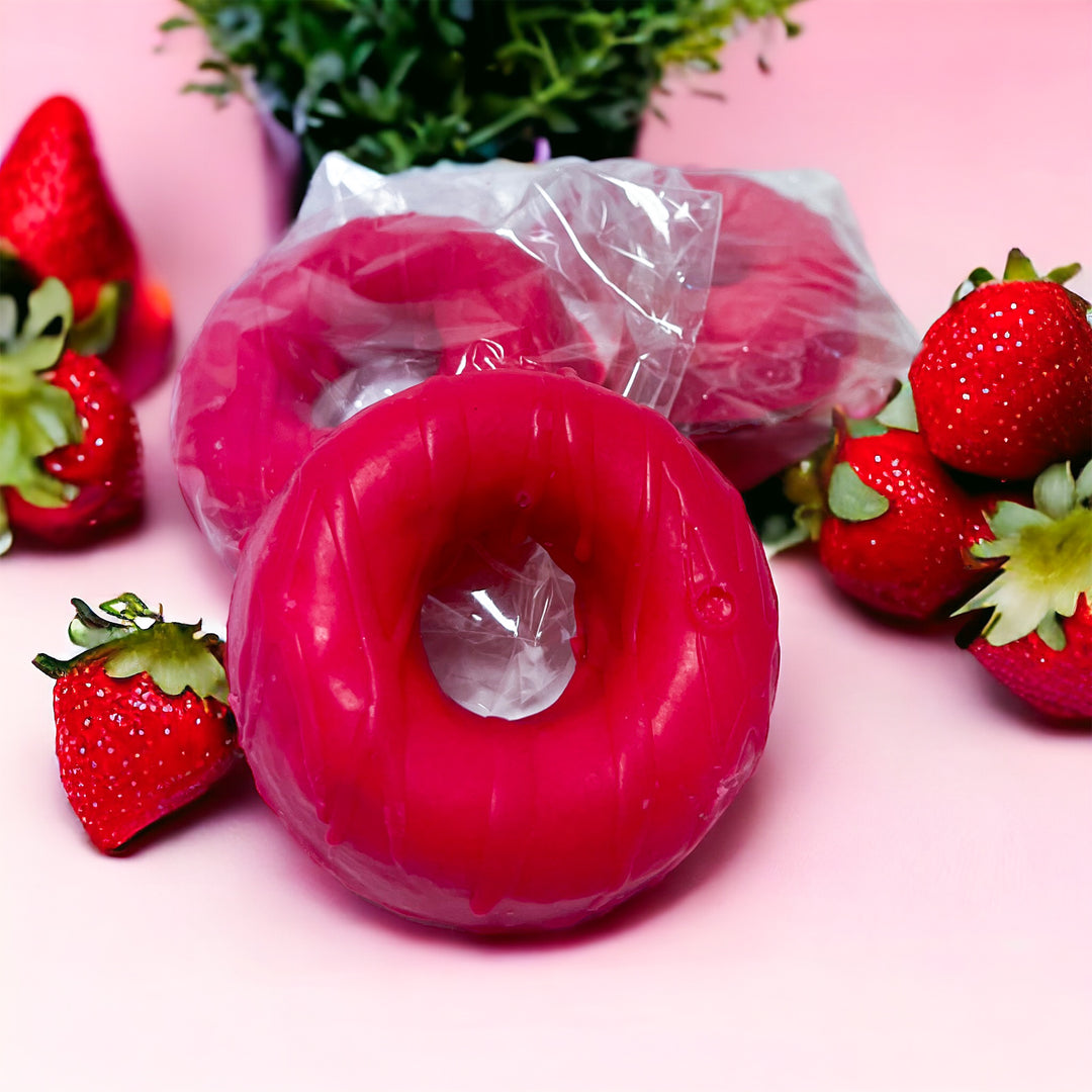 sparkling strawberry SOY WAX MELT DONUT 34g