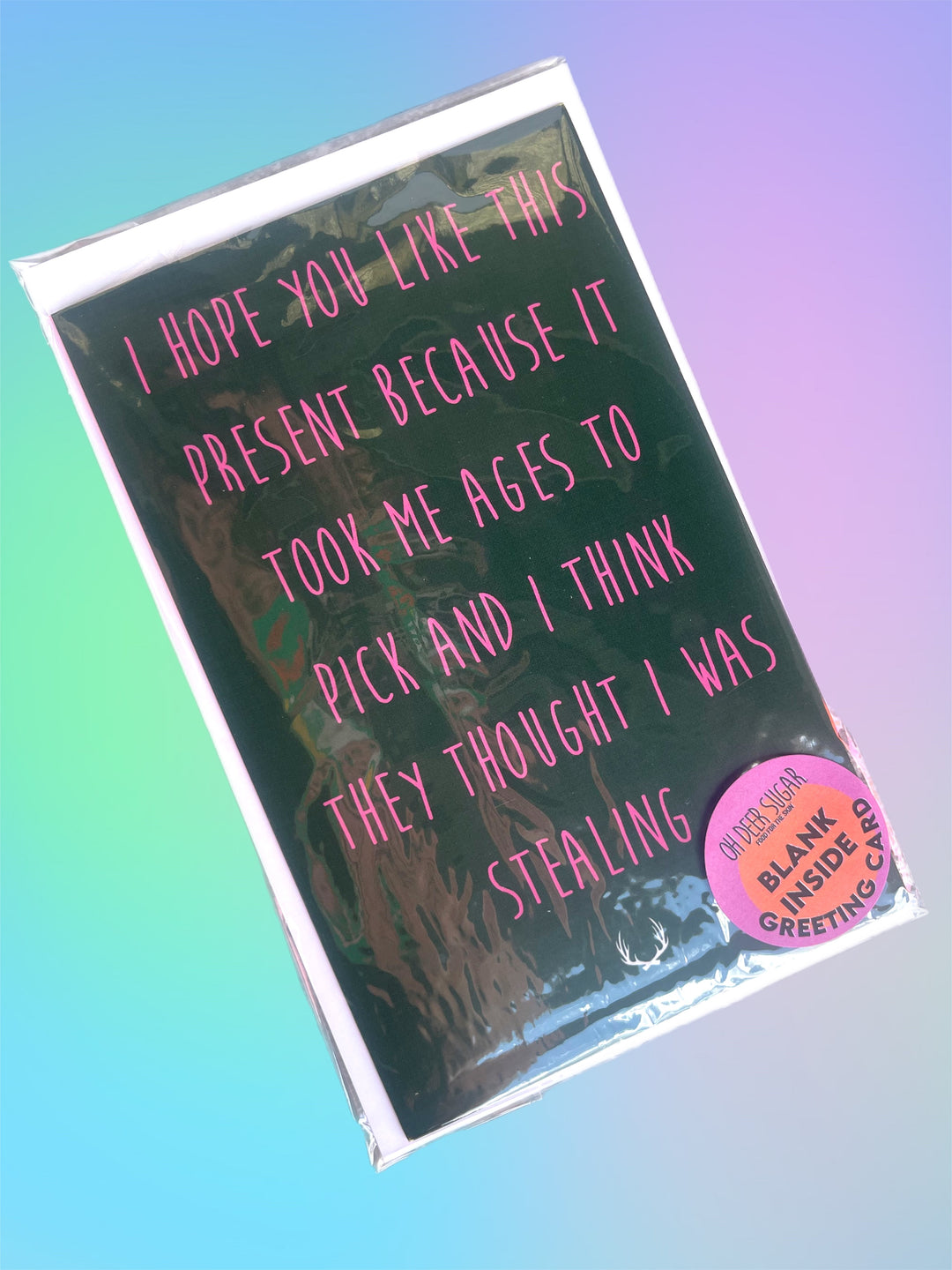 i hope you like this… card & envelope