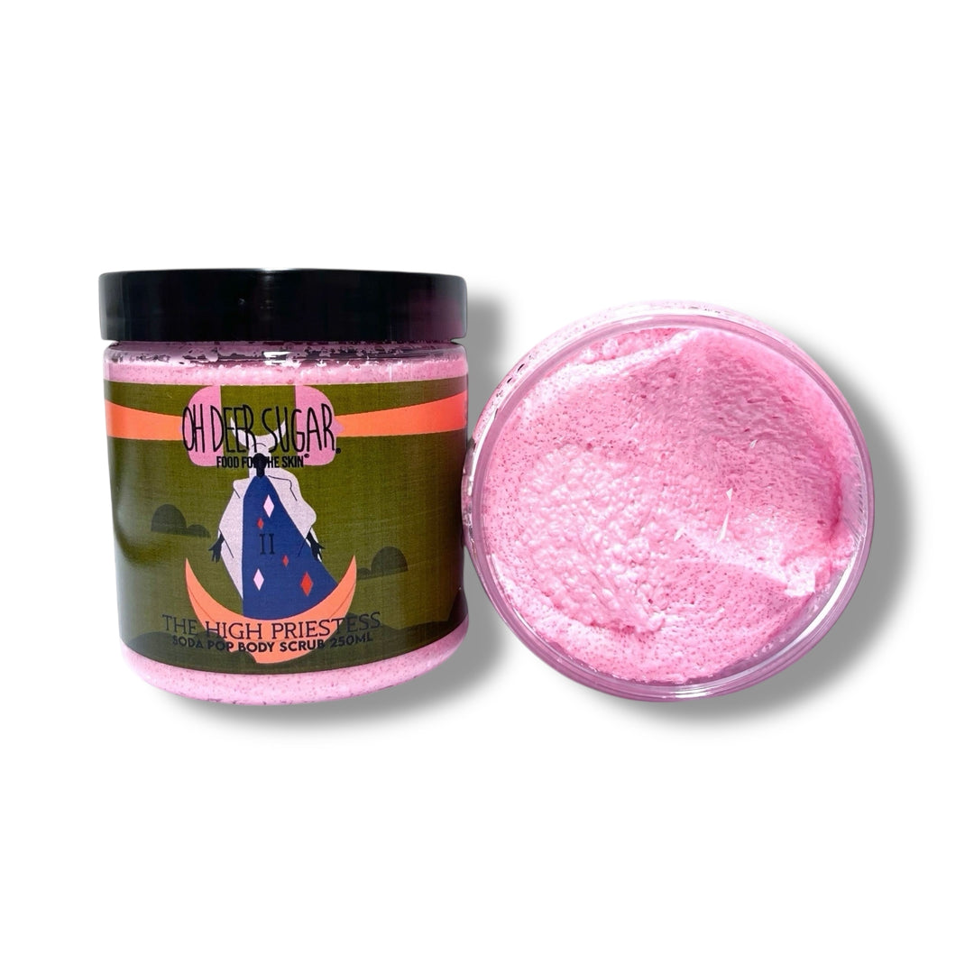 the high priestess tarot card SODA POP BODY SCRUB 250ml