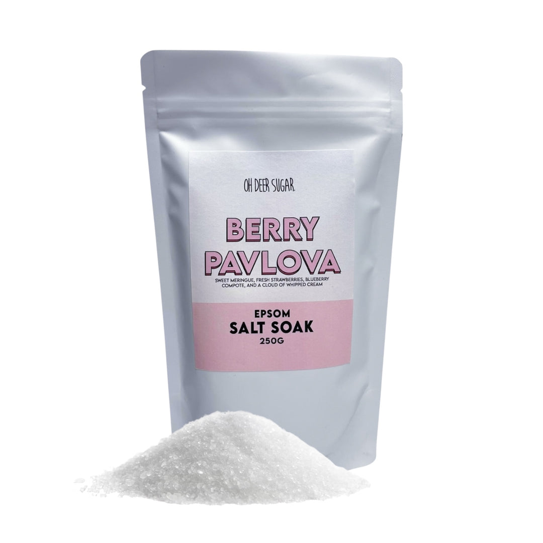 BERRY PAVLOVA EPSOM SALT SOAK 250g