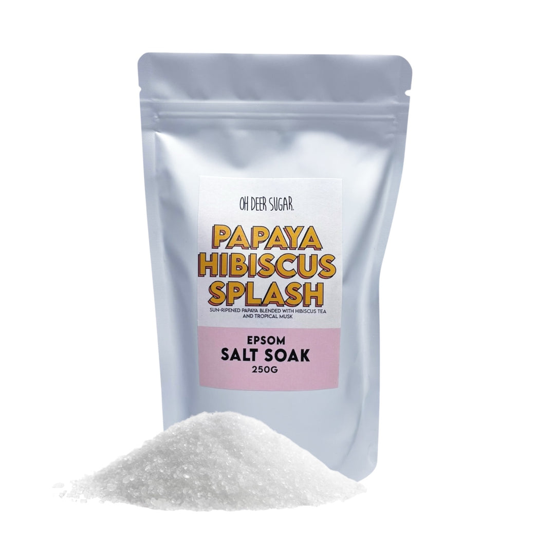 papaya hibiscus splash EPSOM SALT SOAK 250g