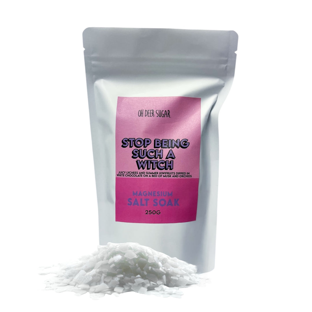 stop being such a witch MAGNESIUM SALT SOAK 250g