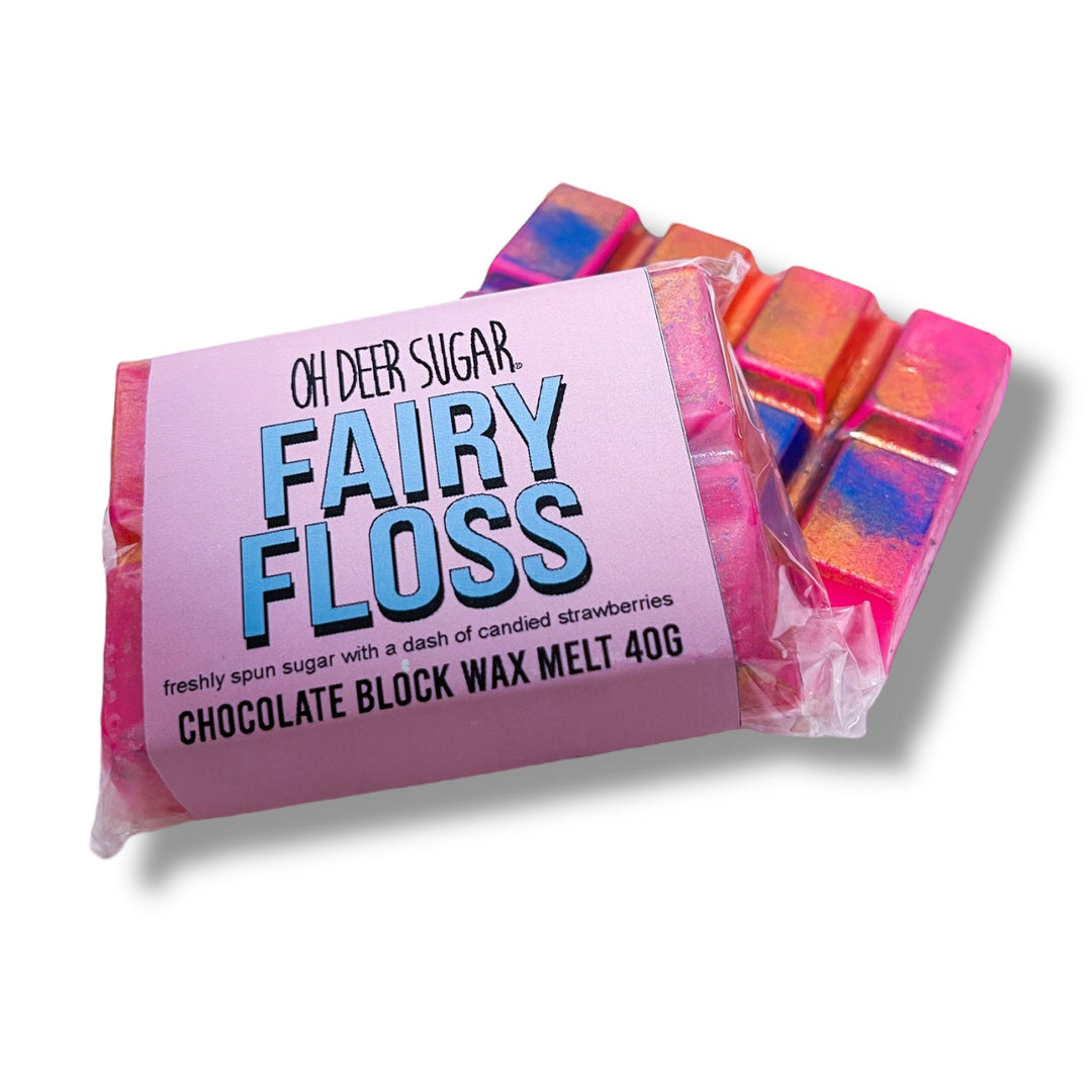fairy floss CHOCOLATE BLOCK WAX MELT 40g