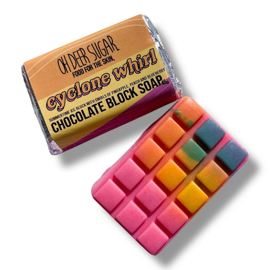 cyclone whirl CHOCOLATE BLOCK SOAP 40g