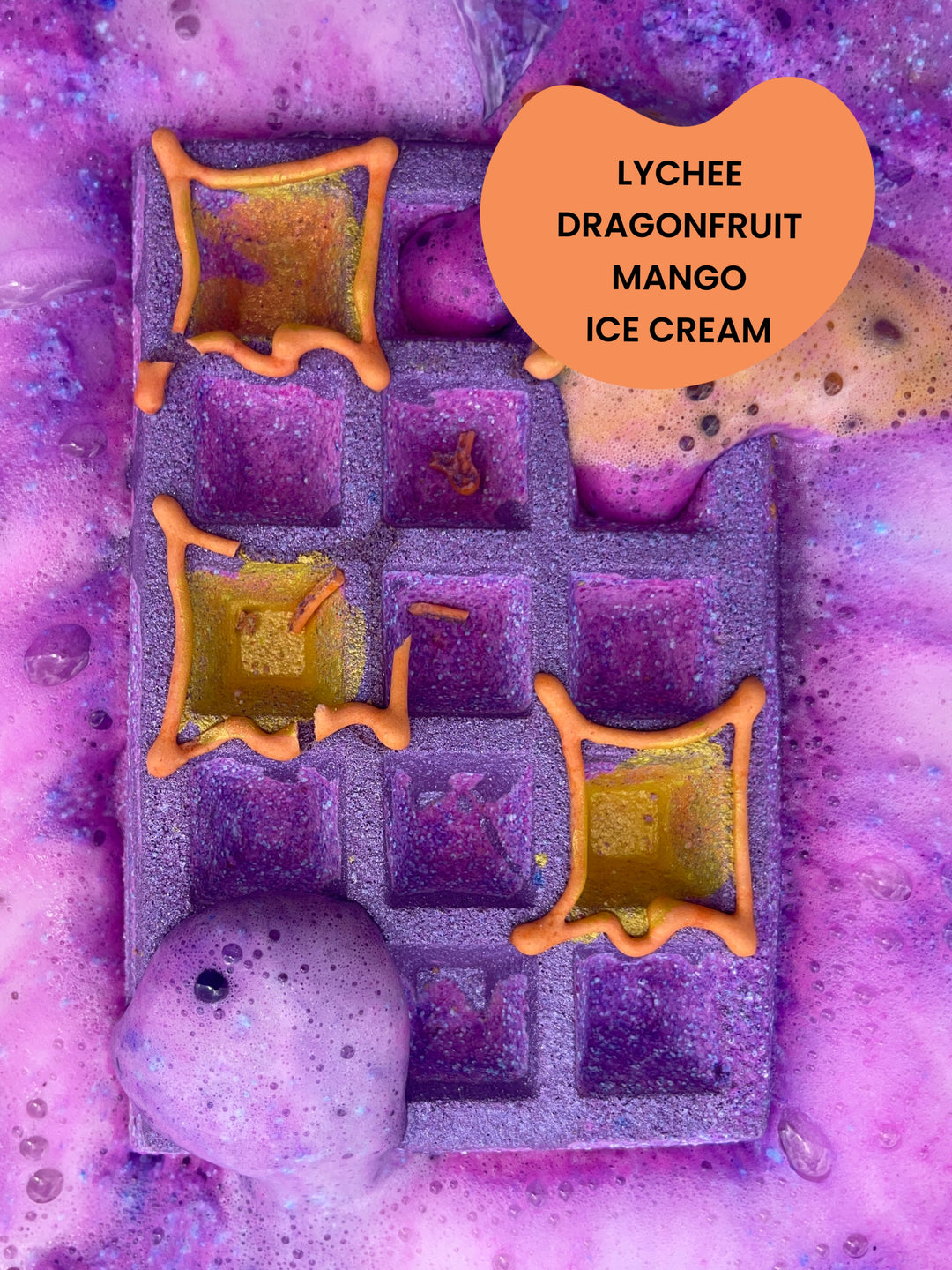 whitzunday whiz fizzer WAFFLE BATH BOMB