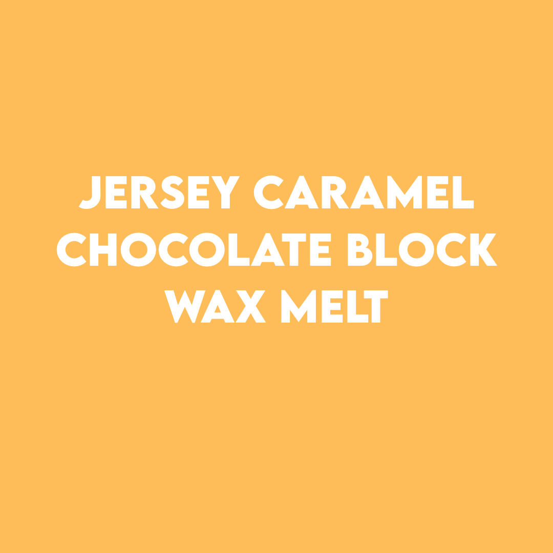 jersey caramel CHOCOLATE BLOCK WAX MELT 40g