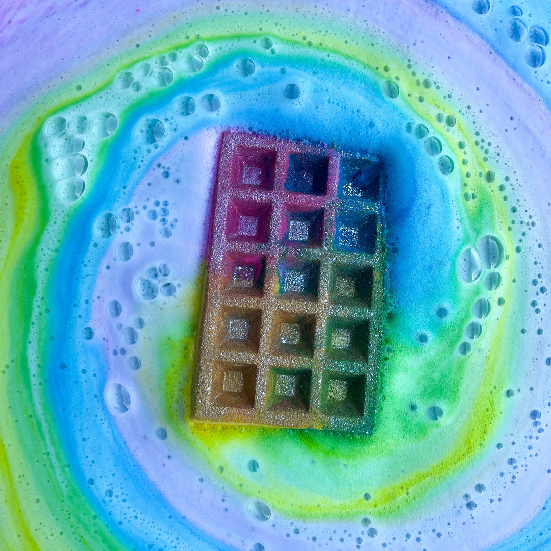 dragonfruit disco WAFFLE BATH BOMB 180g