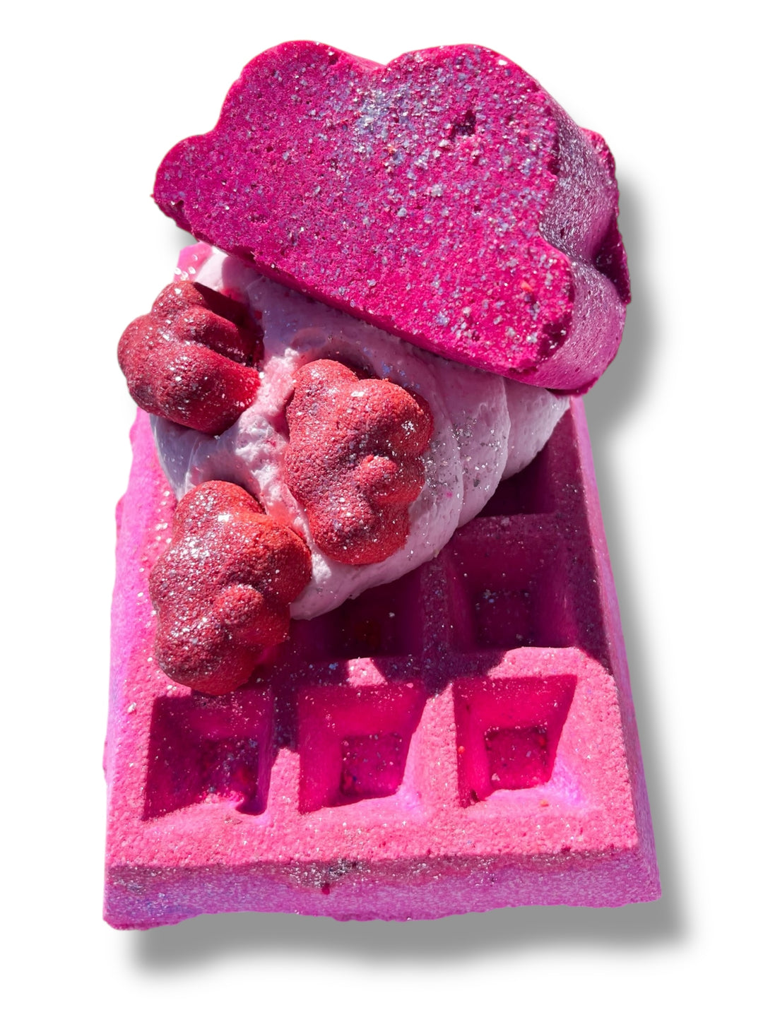 strawberry clouds WAFFLE BATH BOMB 200g