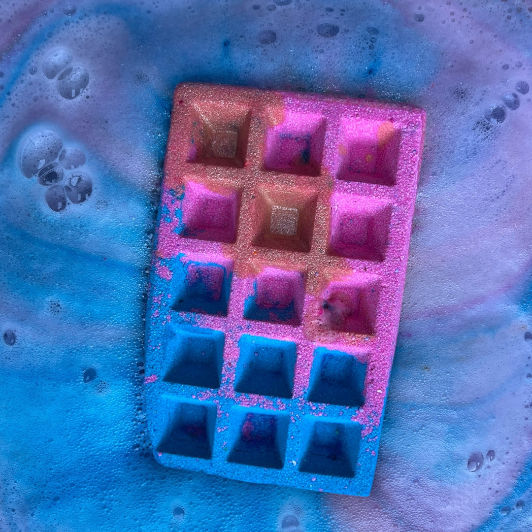 ELDERFLOWER WAFFLE BATH BOMB 180g