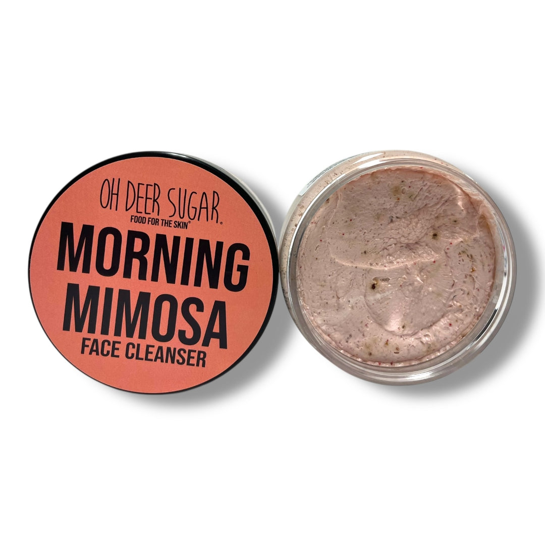 morning mimosa PINK CLAY FACE CLEANSER 100ml best for oily/combination skin.