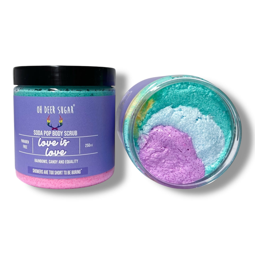 Love is Love Soda Pop Body Scrub 250ml