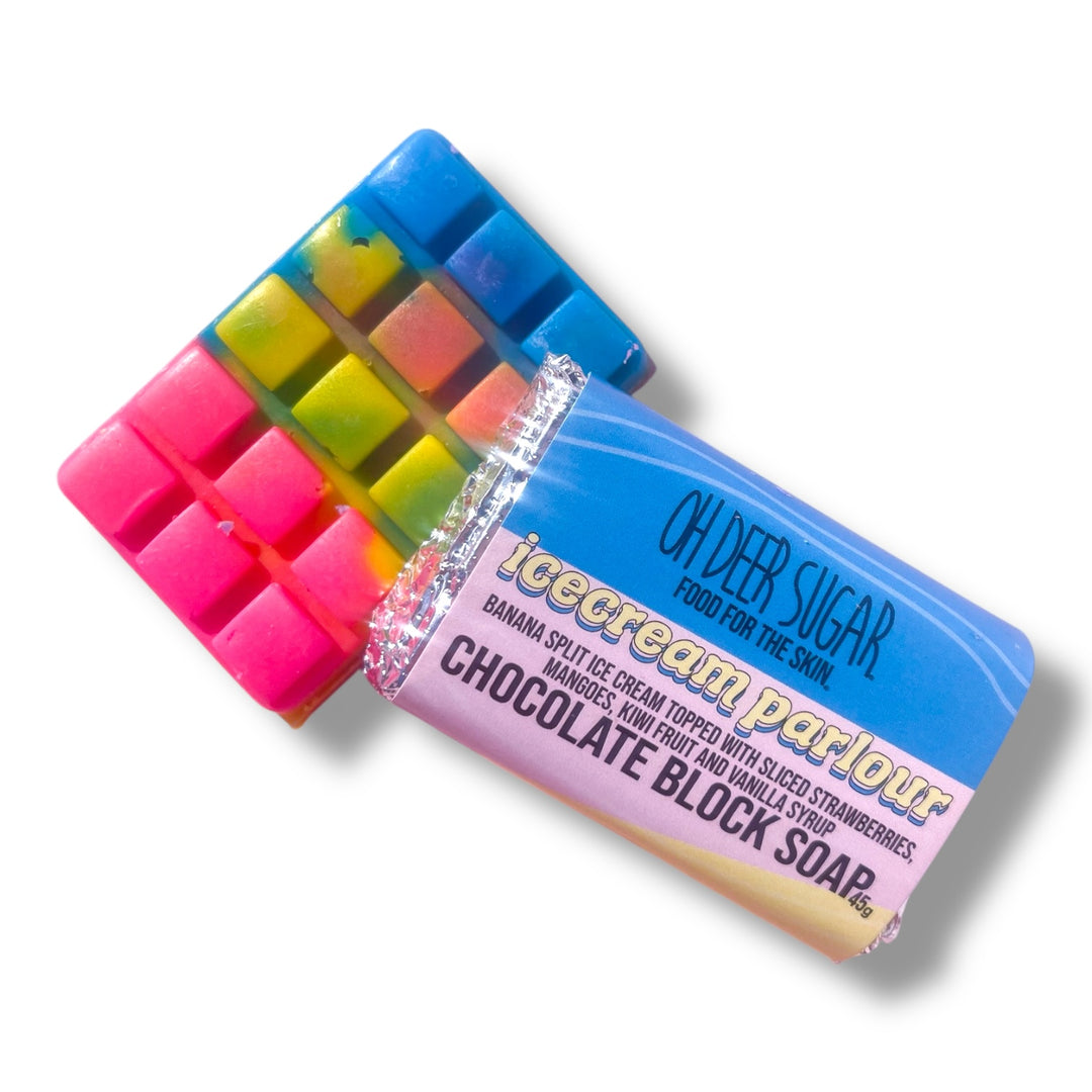 ice cream parlour CHOCOLATE BLOCK SOAP 45g