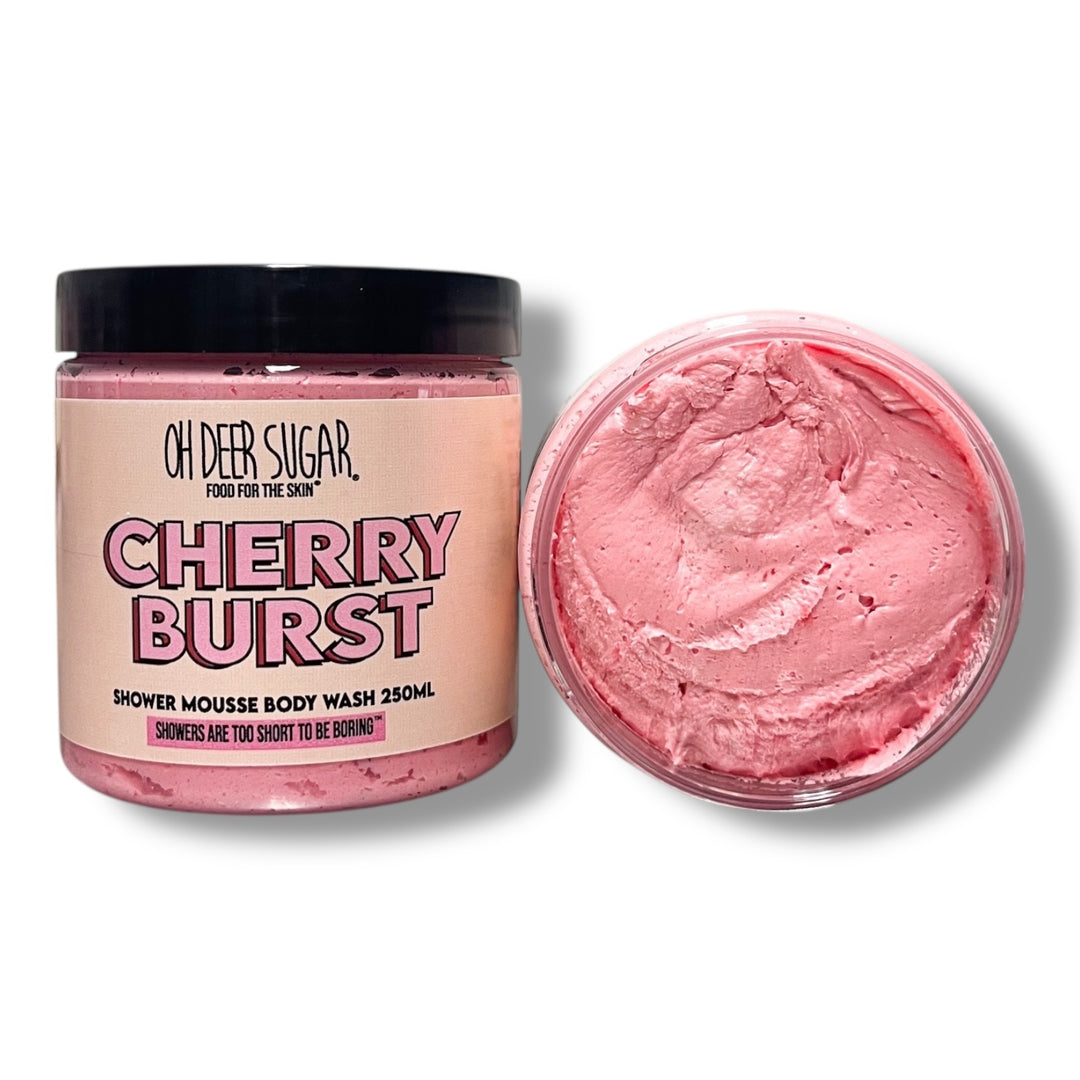 cherry burst SHOWER MOUSSE BODY WASH 250ml