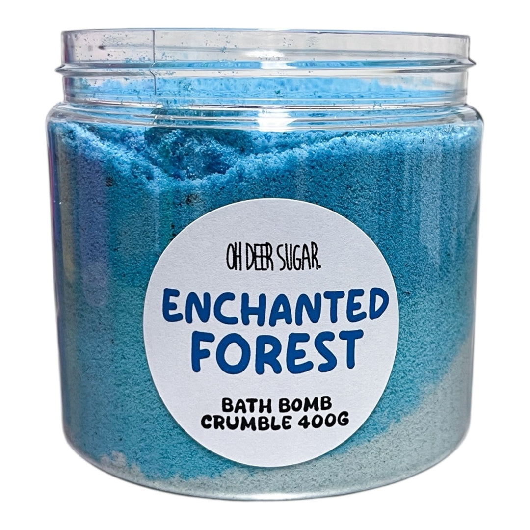 ENCHANTED FOREST BATH BOMB CRUMBLE JAR 400g