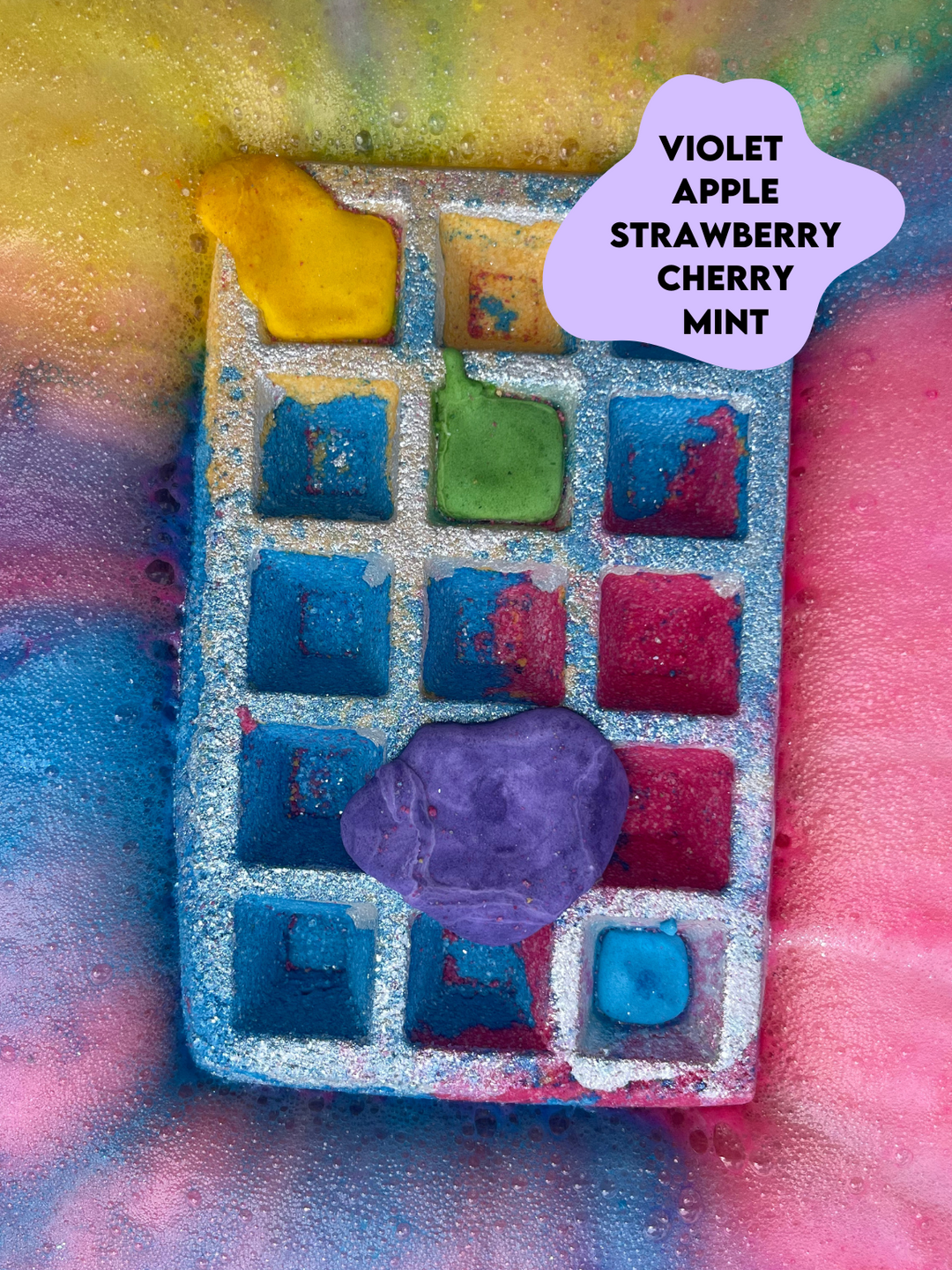 take a painting class WAFFLE BATH BOMB 180g