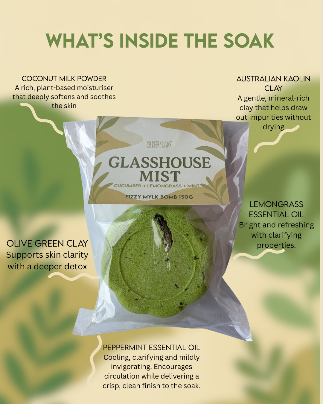 GLASSHOUSE MIST MYLK BOMB 150g