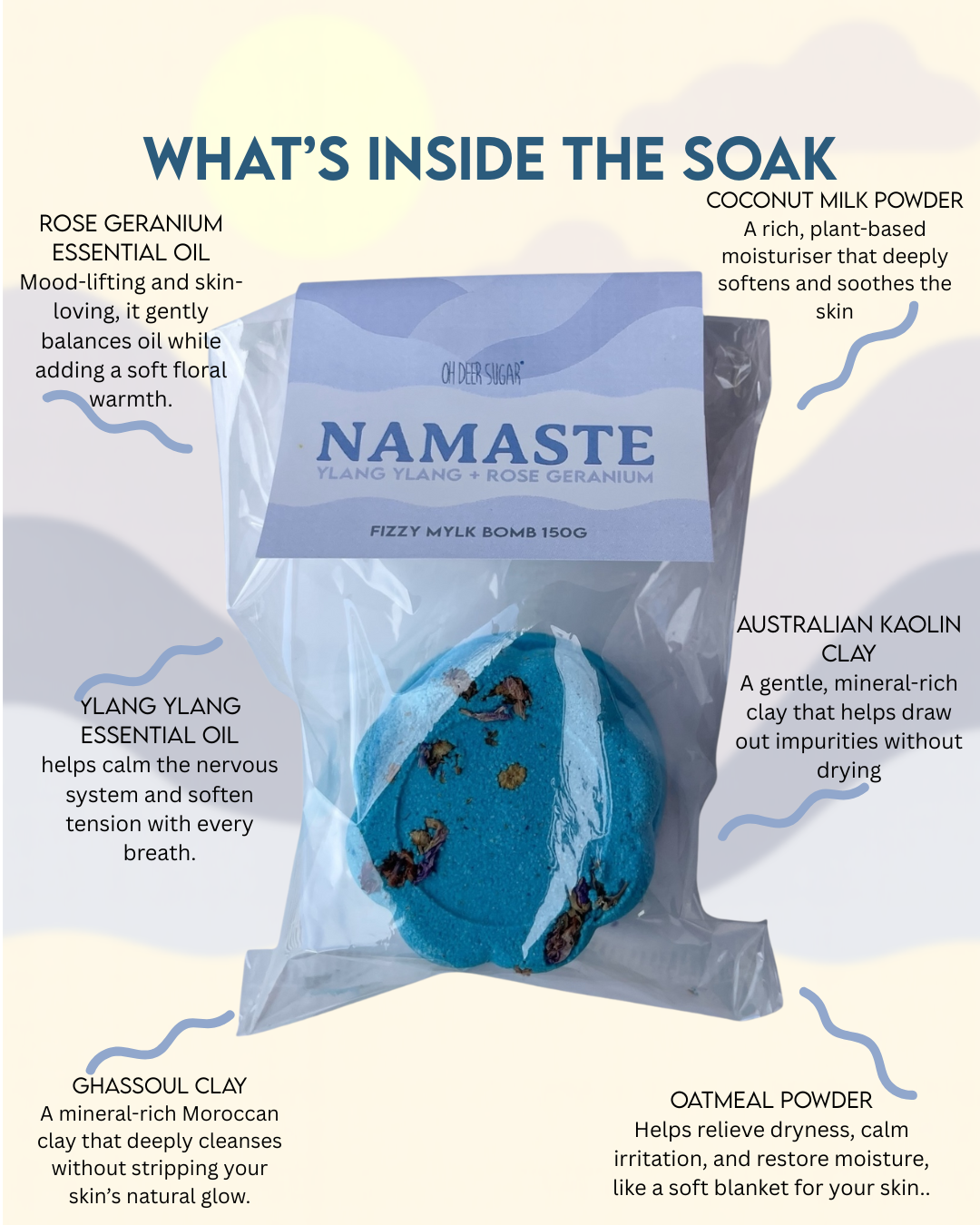 NAMASTE MYLK BOMB 150g