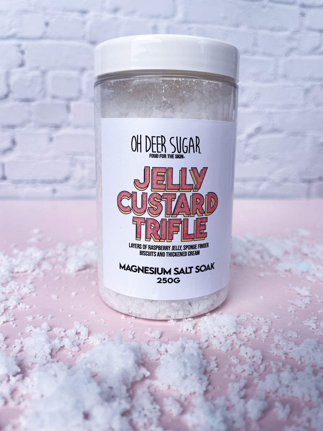 jelly custard trifle MAGNESIUM SALT SOAK 250g