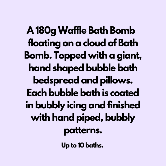 dreamscape WAFFLE BATH BOMB 360g