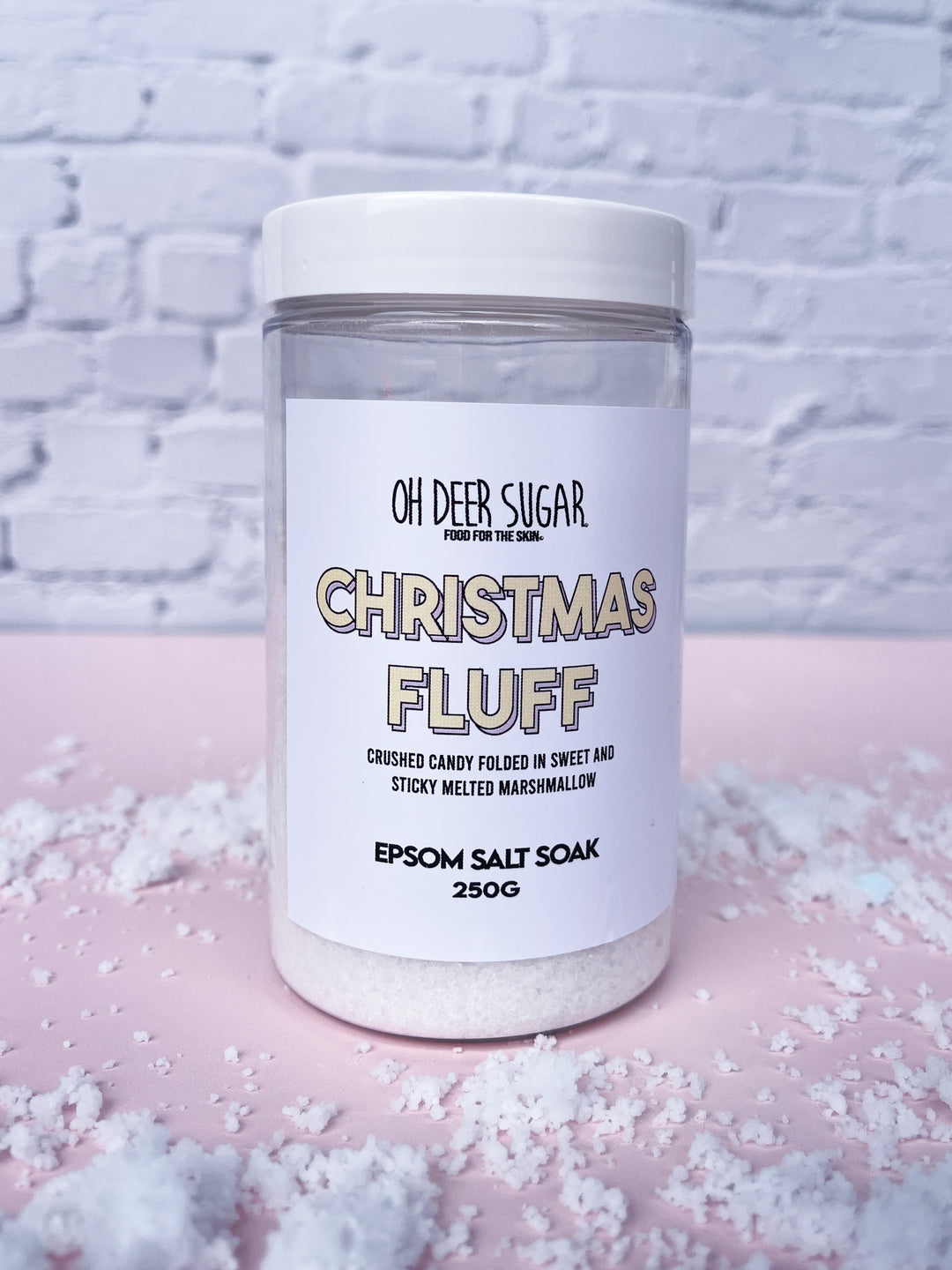 christmas fluff EPSOM SALT SOAK 250g