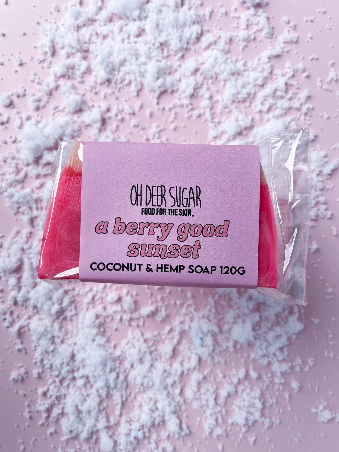berry good sunset COCONUT AND HEMP SOAP 120g