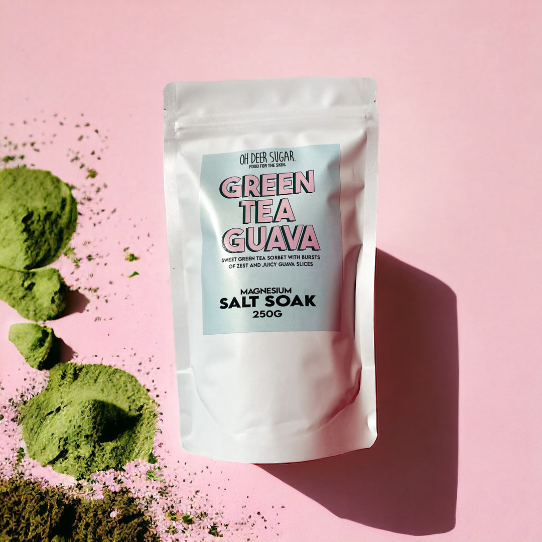 green tea guava MAGNESIUM SALT SOAK 250g