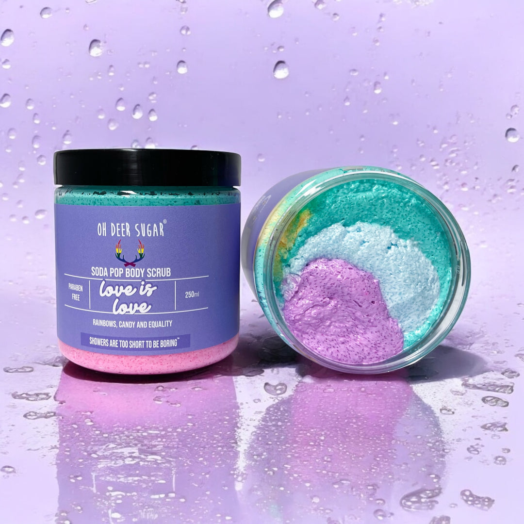 Love is Love Soda Pop Body Scrub 250ml