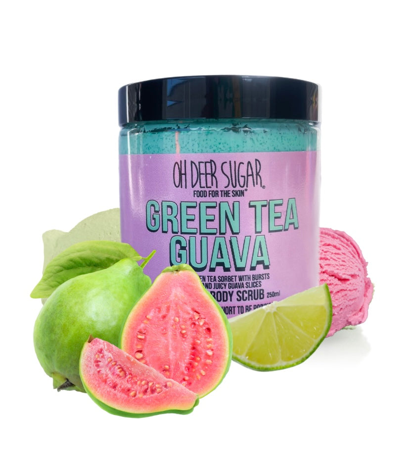 Green tea and guava SODA POP BODY SCRUB 250ml