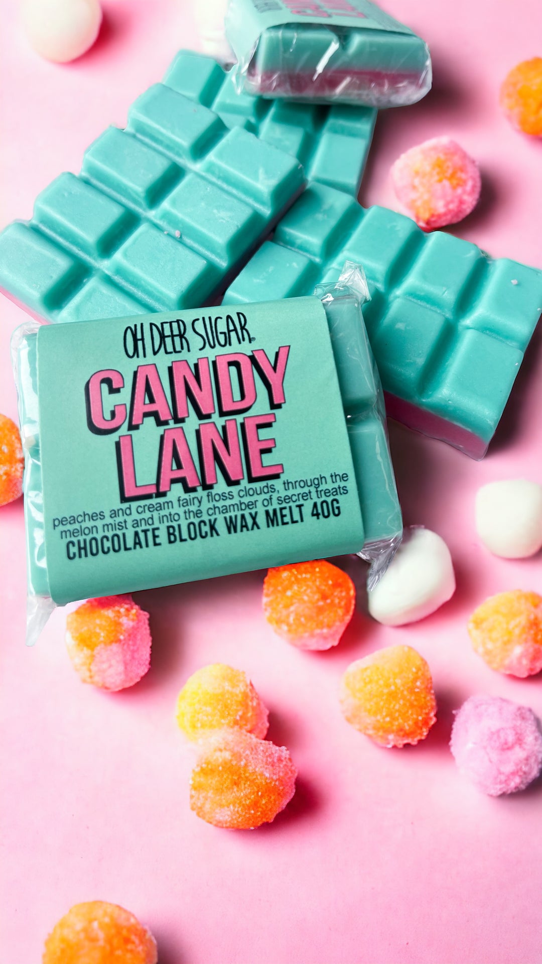 candy lane CHOCOLATE BLOCK WAX MELT 40g