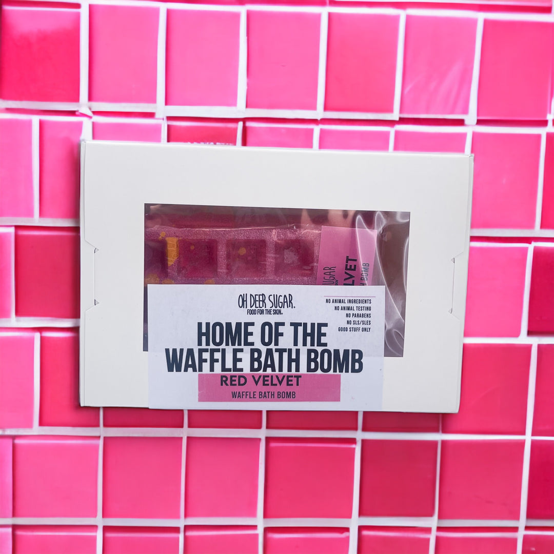 Red Velvet Waffle Bath Bomb 180g