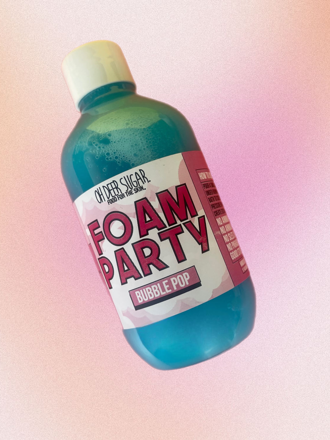 no 56 foam party BUBBLE POP Liquid Bubble Bath 200ml