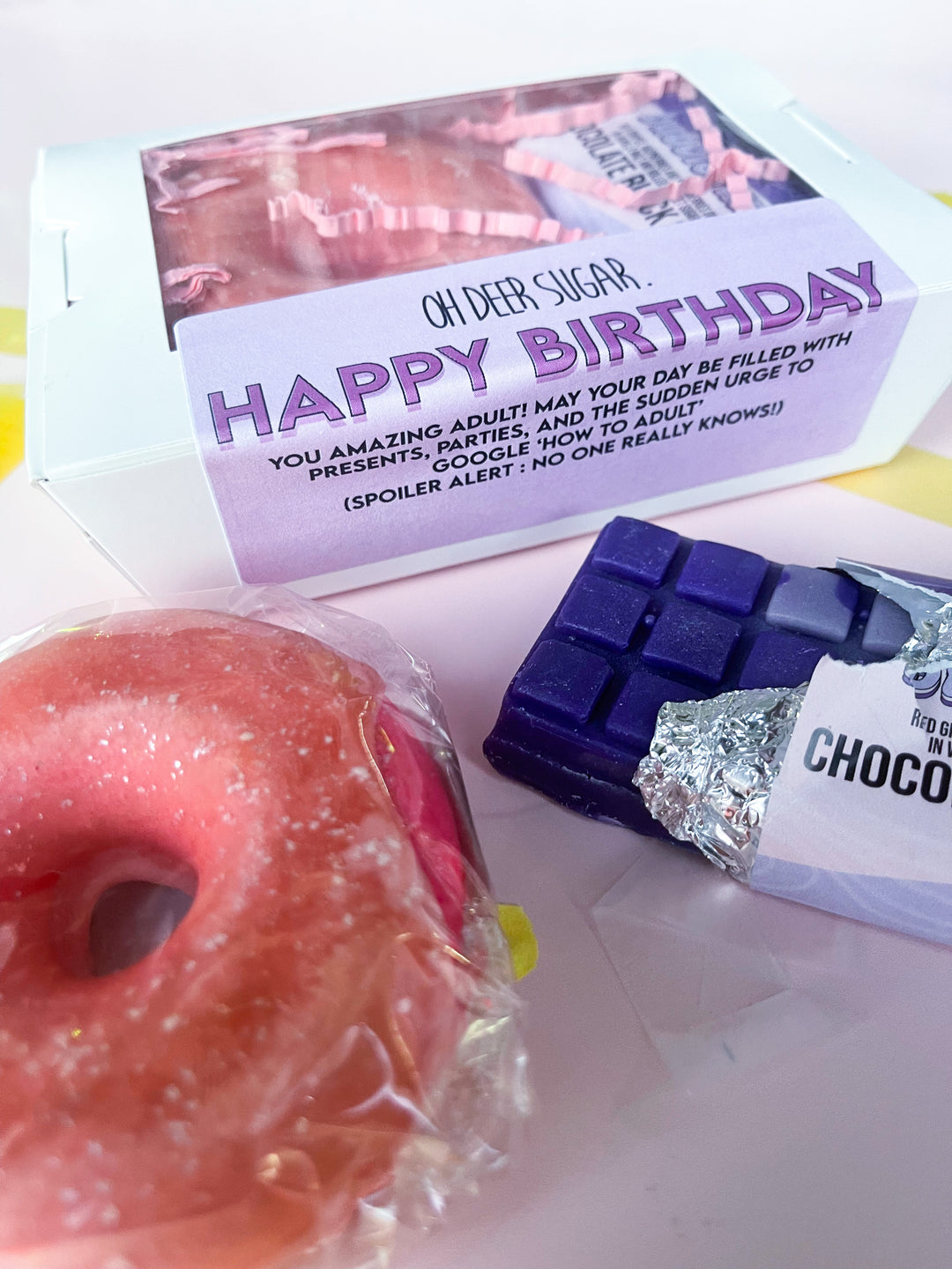 happy birthday!! MINI SHOWER AND BATH GIFT BOX