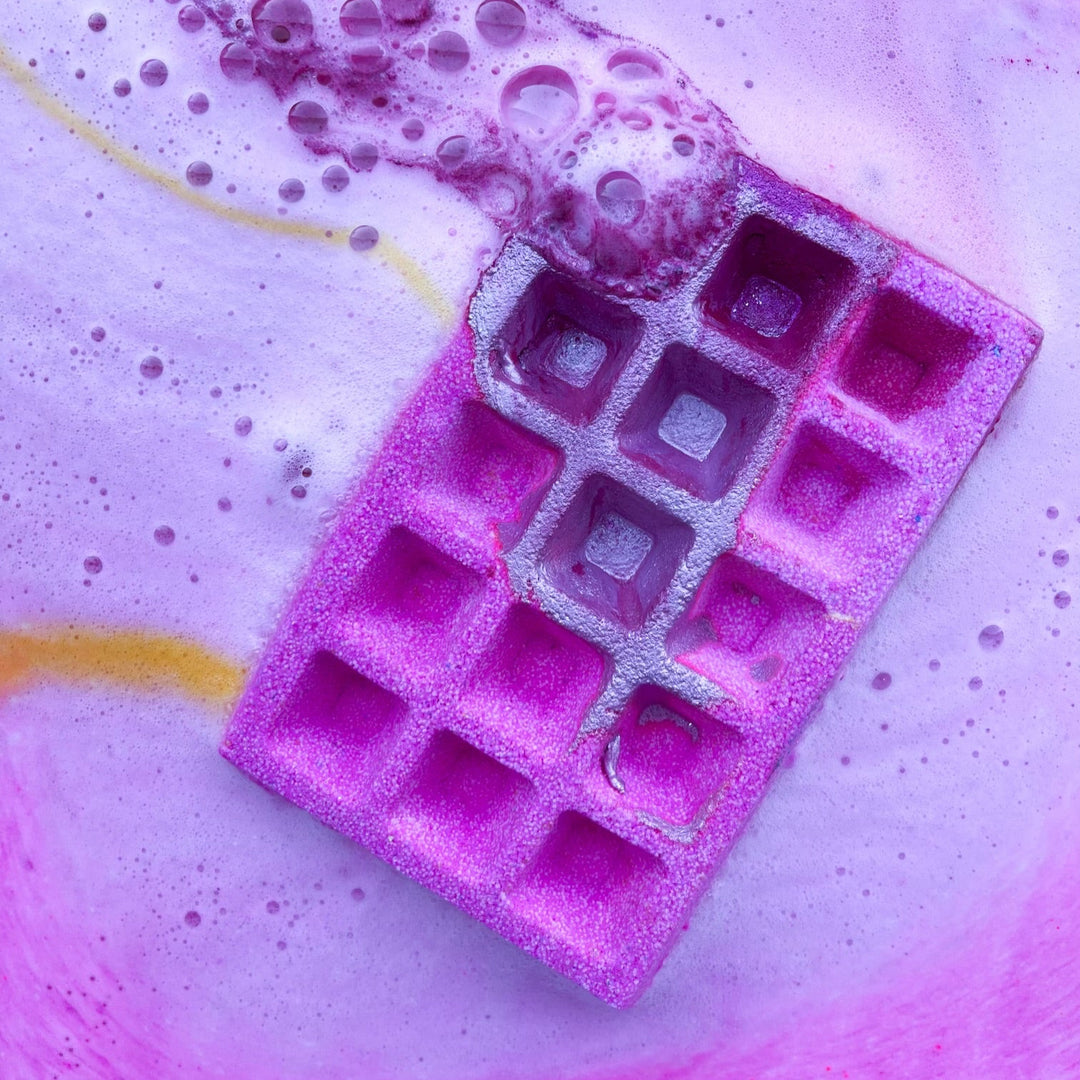 vegan waffle bath bomb australia