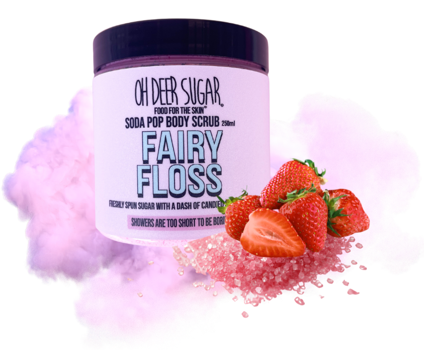 fairy floss body scrub