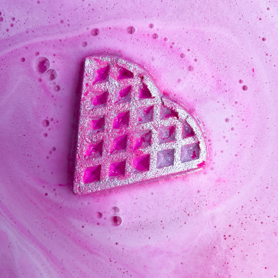 waffle bath bomb