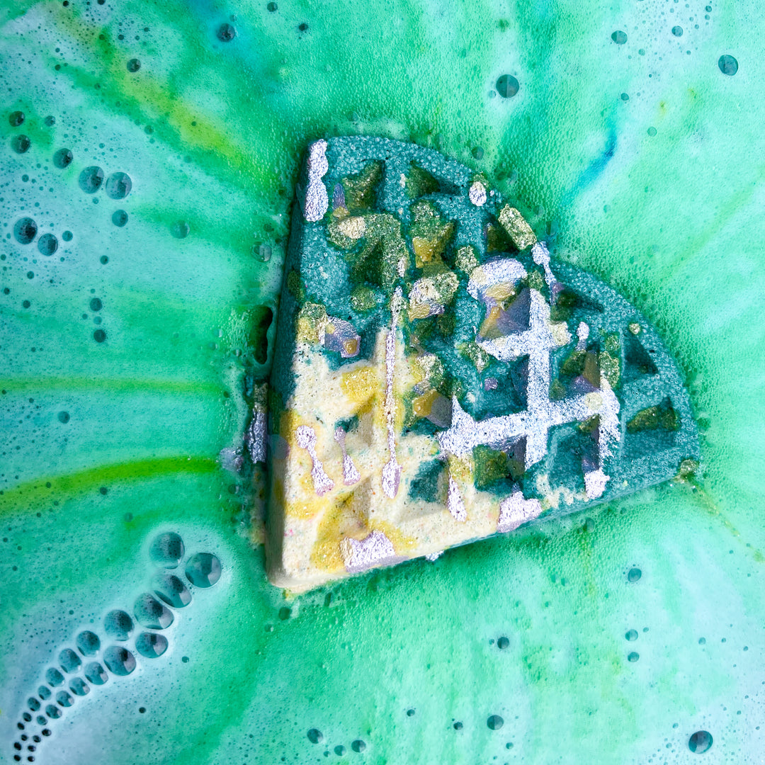 vegan waffle bath bomb australia
