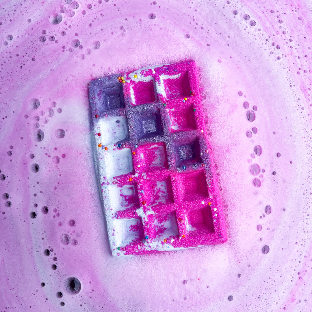 vegan waffle bath bomb australia