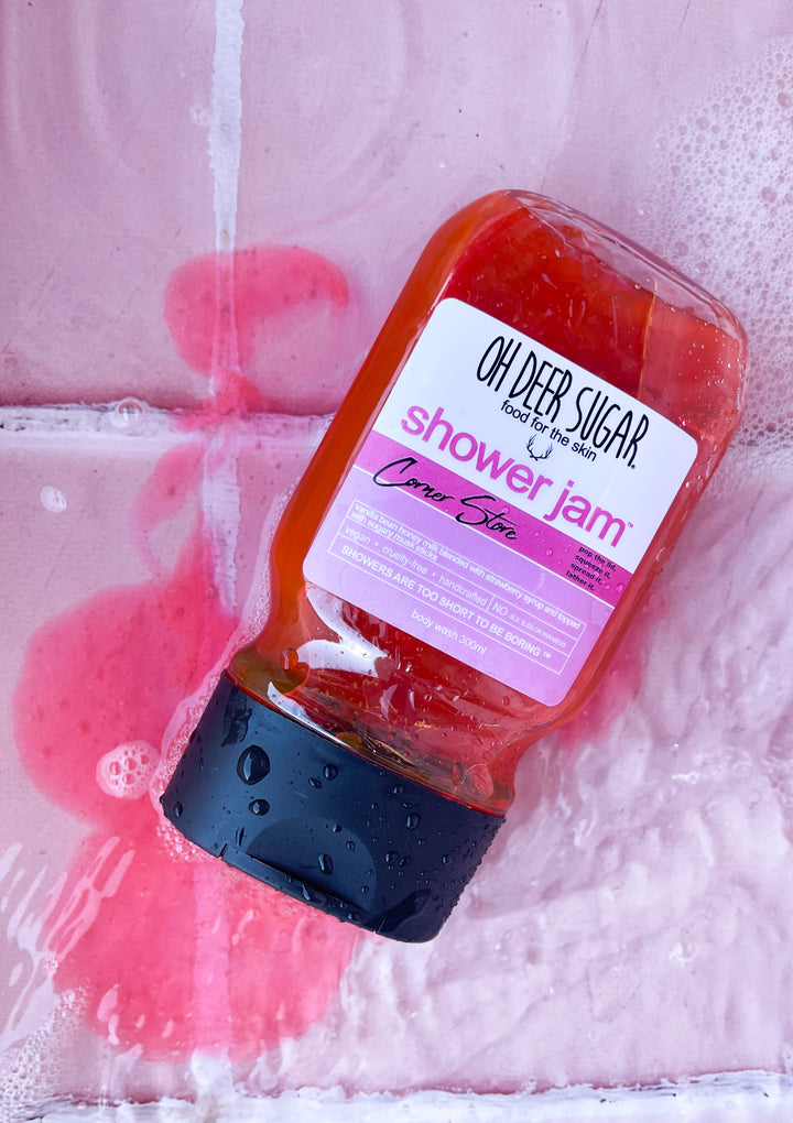 pink candy shower gel