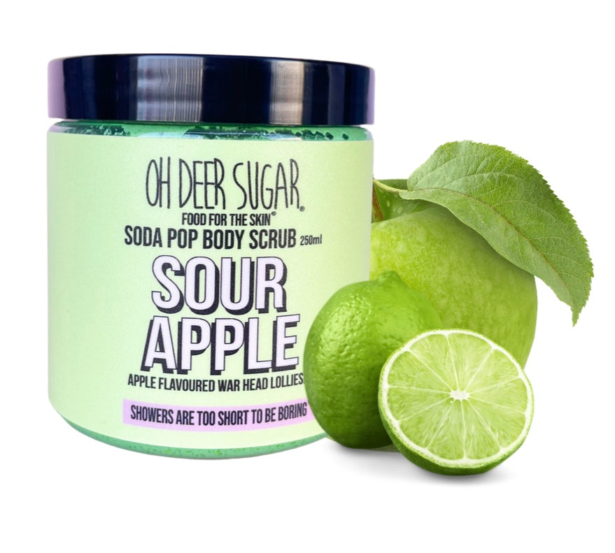 Sour Apple Soda Pop Body Scrub 250ml